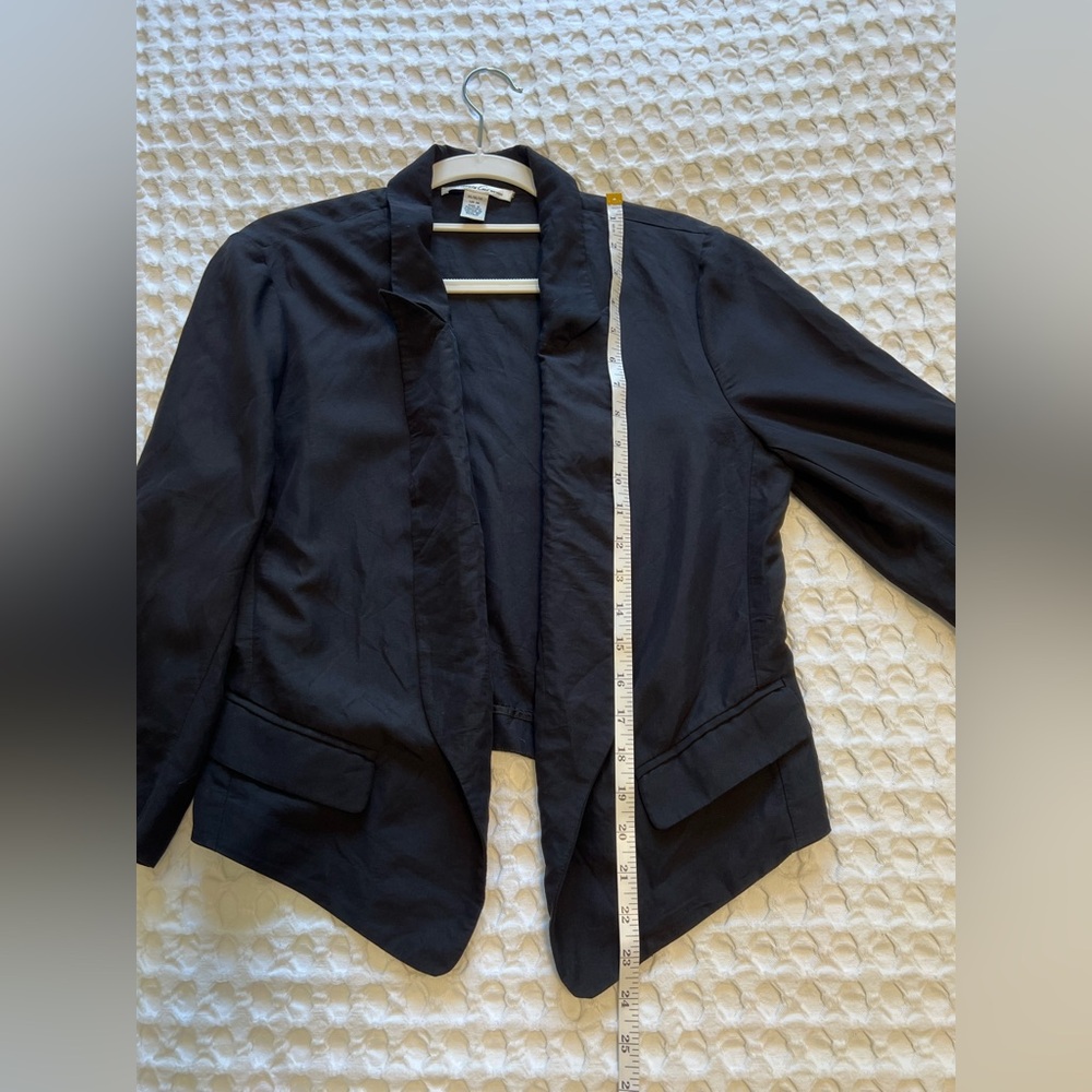 Kenneth Cole NY Black Open Front Blazer - Picture 6 of 7
